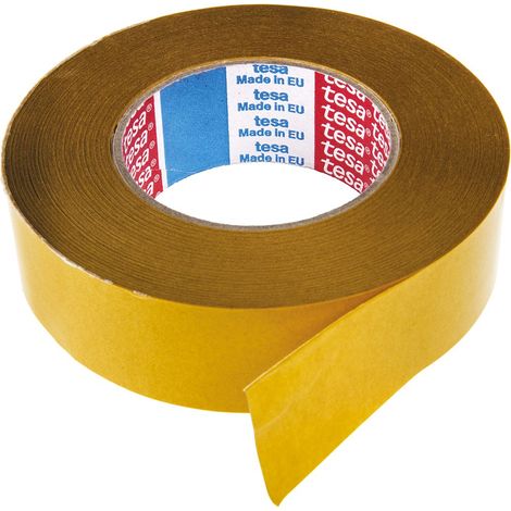 Ruban tissé double face Blanc Tesa 51571, 38mm x 50m x 0.16mm 13 N/cm ( Prix pour 1 )