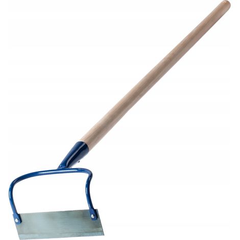 KADAX Gartenhacke aus Metall mit Holzstiel, 16 cm