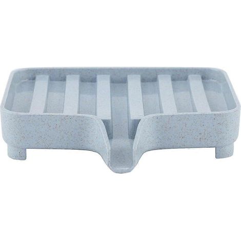 Porte-savon en paille de blé résistante, étui à savon pour douche ou cuisine (bleu nordique) (1/5)