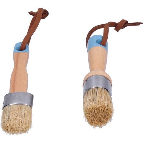 Pinceau de cire, pinceau de peinture à la craie pratique polyvalent bricolage pour la cire pour la peinture de meubles pour la décoration intérieure
