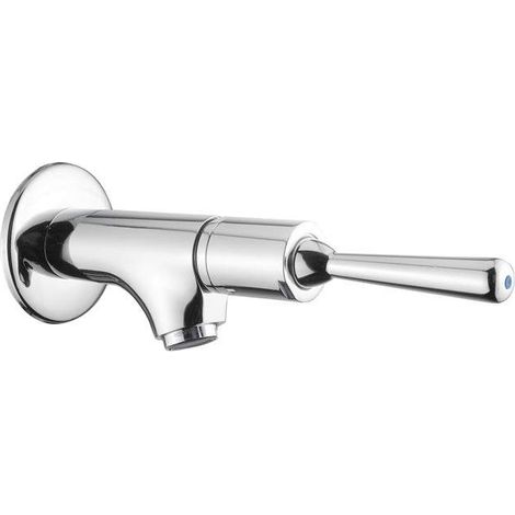 Robinet pour lavabo mural avec levier anti-dévissage Idral Classic 08001A Chromé (1/3)