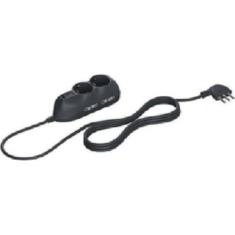 bticino 3695GB base múltiple 1,5 m 4 salidas AC Interior Negro