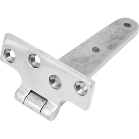 Verstärktes T-Scharnier aus Edelstahl für Haustüren und Gartentore, 151 x 75 x 4,5 mm (1/5)