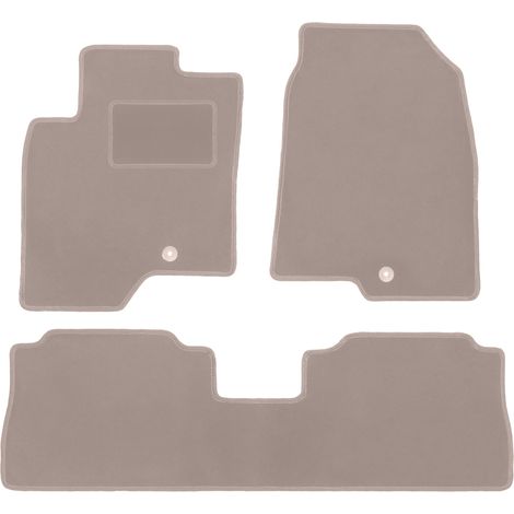 Alfombrillas de terciopelo para Chevrolet Captiva SUV (2006-2017) beige (1/5)