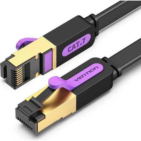 Cable de Red Rígido UTP Categoría 6 Vention ICABL Negro 10 m (1/4)