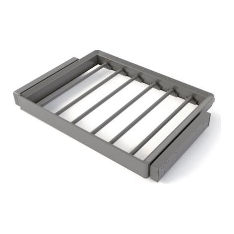 Emuca Kit de porte-pantalon titane 7 tringles (1/5)