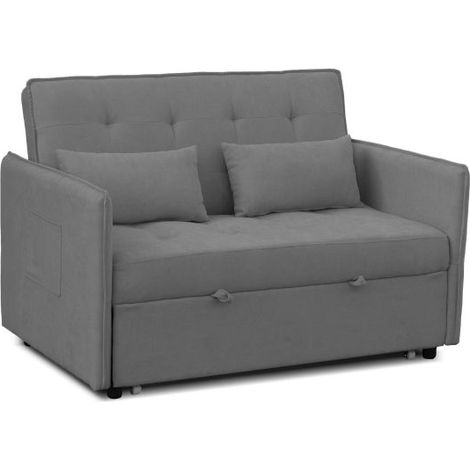 Sofá cama Nasya Gris (ancho) x 96cm (alto) (1/5)