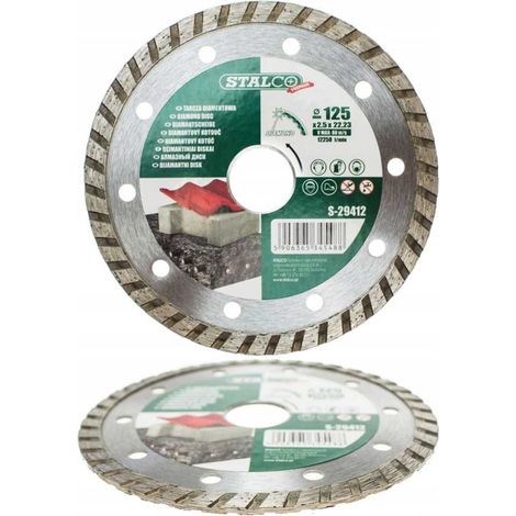 Lama diamantata STALCO TURBO 125X2.5X22.23MM S-29412