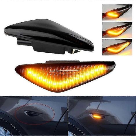 unidades para BMW X3 F25 X5 E70 X6 E71 E72 2007-2014, intermitente lateral LED dinámico, luz de guardabarros lateral intermitente, edición 0620