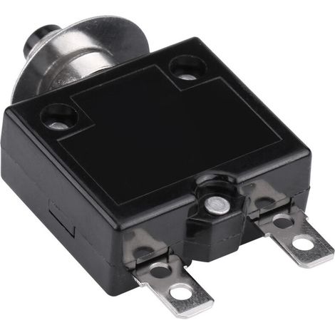 Thermischer Rücksetz-Leistungsschalter, 125-250V AC 50V DC Überstromschutz-Druckknopf-Leistungsschalter (10 Ampere)