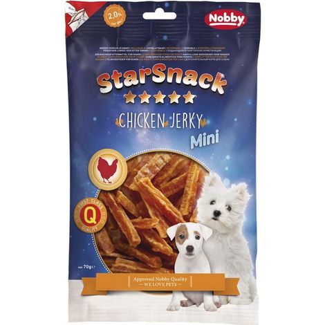 Nobby StarSnack MINI Chicken Jerky 70 g Hundeleckerlis