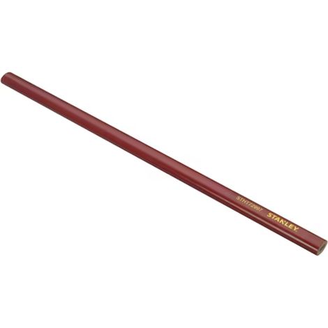 Stanley matita rossa per falegnami a mina tenera stht1-72997