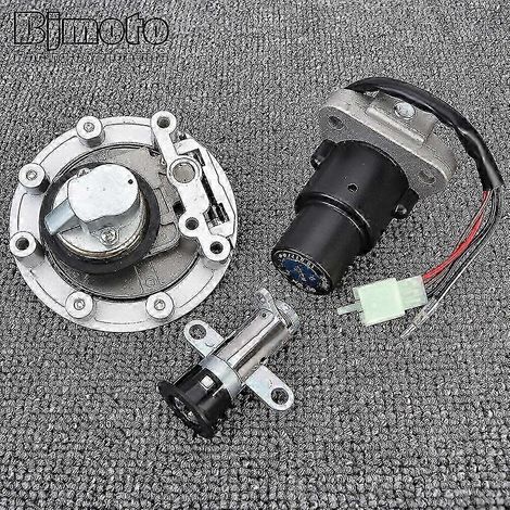 Verrou de contacteur d'allumage de moto (avec clé) compatible avec les modèles TZR125, TZR150, TZM150 et TDM850. (1/5)