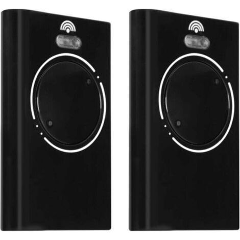 2 PiècesTelecommande Porte de Émetteur de Garage 868MHz,Telecommande Portail 2 Canaux Compatible avec XT4 868 SLH LR, XT4 868 SLH, XT2 868 SLH LR, XT2 868 SLH(Black) (1/4)