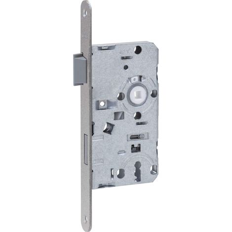 Serrure encastrée pour portes de chambre ES BB L S 55 72 20-61673, argentée (1/3)