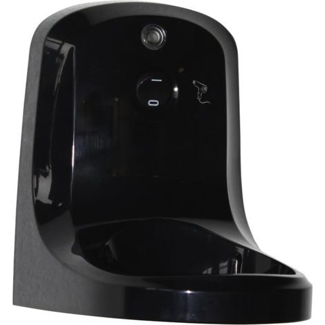 Starmix Support mural en plastique noir pour sèche-cheveux à main, 013046