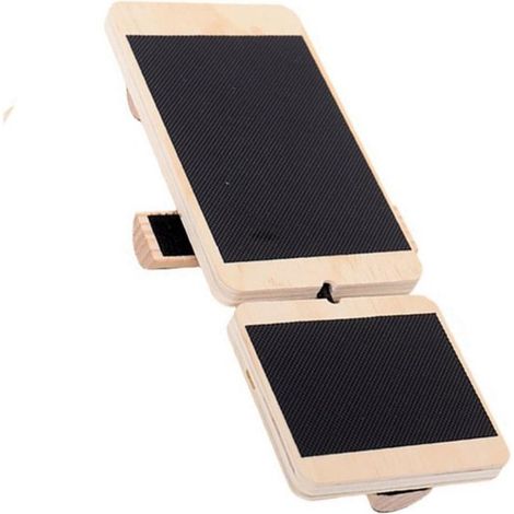Planche D'équilibre En Bois - Entraneur De Cheville Multifonctionnel - Pour Fitness Rééducation Et Stretching - 1 Pièce (1/5)