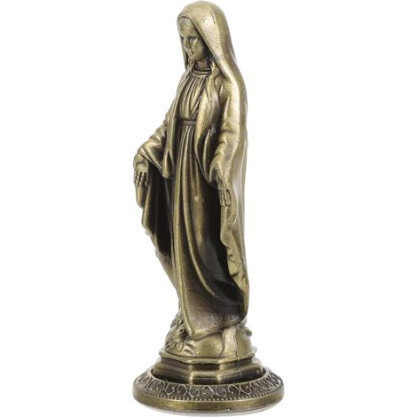 Mutter Gottes Figur Stabile Desktop Statue aus Zinklegierung (1/5)