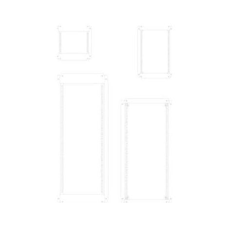 PS420F03 Chassis 6 Rangées 120 Modules Polysafe 4TBP833268C0100 ABB 833268