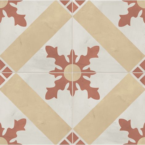 Carrelage sol / mur effet ciment vieilli 20x20 cm TERRA ART CARDINALE T.C (vendu par boite de 1,20m2) (1/2)