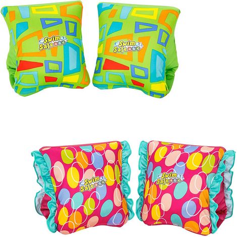 Manguitos Hinchables Textil Suave Seguridad Bebe Bestway (1/4)