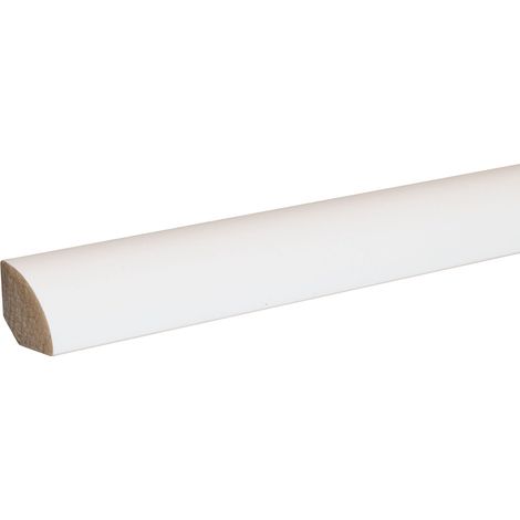 PROVISTON Sockelleiste 18 x 18 x 2000 mm Moderne Fußleiste Viertelstableiste Weiß Wasserfest, Robust und Langlebig (1/5)