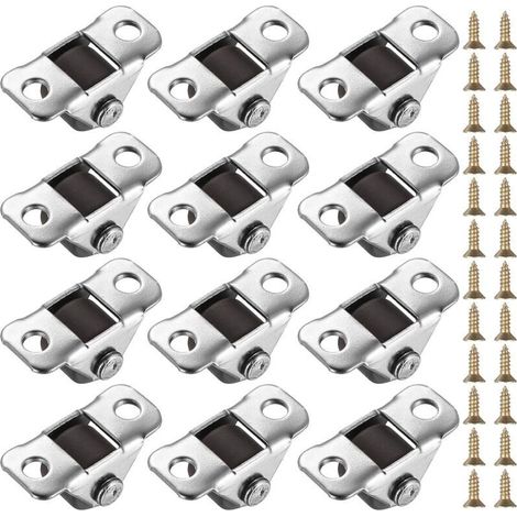 20 Pcs Roulettes pour Meubles Lourd, 12 mm Mini Roulettes Pivotantes pour Meubles, Roulette à Rouleaux en Caoutchouc pour Petits Appareils électroménagers,Bagages, Capacité Totale 160 kg