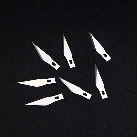 Lames de Sculpture en Acier Carbone de 150 Pièces pour Découpe Précise, Réparation et Détachage - Idéales Artisanat et Bricolage (1/5)