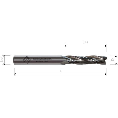 FRESE ELICOIDALI IN HW POSITIVE Z3 - MOBILTECNICA  D25  LU 85  DS25  LT130  Z3  POS  SX