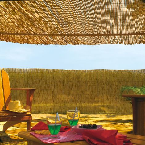 CAÑIZO BAMBU PELADO REEDCANE NORTENE 1,5X5 M (1/10)