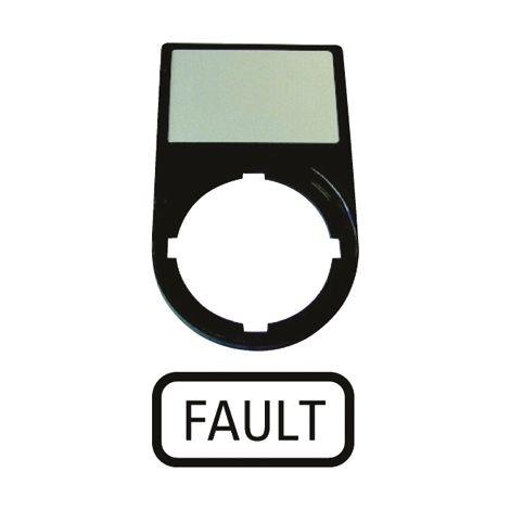 Support +étiquette FAULT EATON M22S-ST-GB8