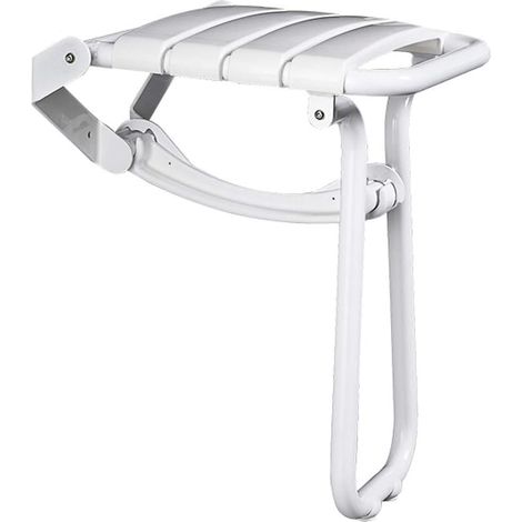Siège de Douche Rabattable Mural - Pour Personnes Âgées et Handicapées - Chaise de Bain Sécurisée - Capacité Maximale de 100kg (1/5)