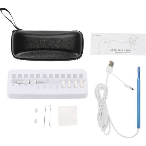Lot 3-en-1 Cuillère d'oreille USB HD 1,3M pixels endoscope caméra pour nettoyage auriculaire outil (1/5)