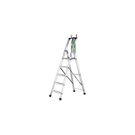 SCALA IN ALLUMINIO QUADRA EN131  6 gradini cm.53x11,5x196h (136h pedana) kg.7,5    FACAL