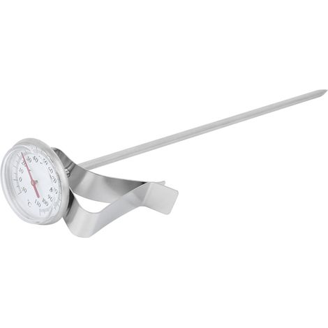 Verstellbares Hängethermometer für Kaffeeschaum mit Clip, lange Ausführung (1/5)