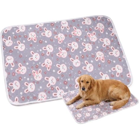 Tapis Rafraichissant Chien,Chat,Indestructible,rafraîchir,Lapin,Grand Tapis,orthopédique,Non Toxique,lit,refroidissant,l'été,imperméable,XL,Refrigerant,XXL,refroidissement70x50cm (1/5)