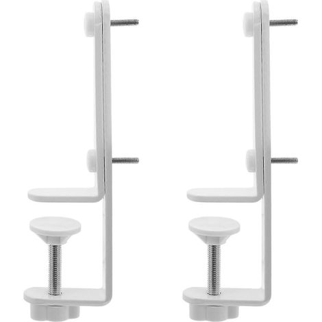 Support de panneau perforé de bureau en forme de T conçu pour un support stable, adapté au rangement et à l'organisation de l'espace de bureau (2 paires) (1/5)
