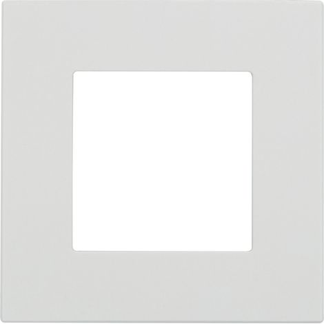 Rahmen PC 1 Modul Modern Weiß für Modern Touch-Schalter (1/3)