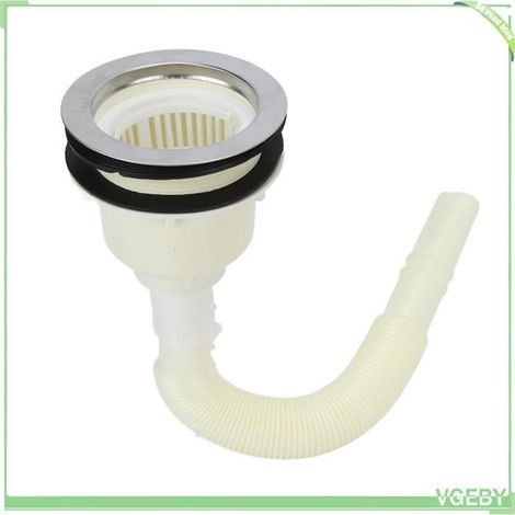 Bouchon de vidange - FAFEICY - Ensemble - Anti-cheveux - PVC/ABS/Inox - Diam. 8-9 cm (1/4)