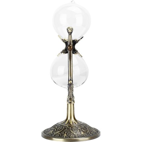 Sablier vintage, 15 minutes, ornement décoratif, cadeau artisanal, décoration de bureau (1/5)