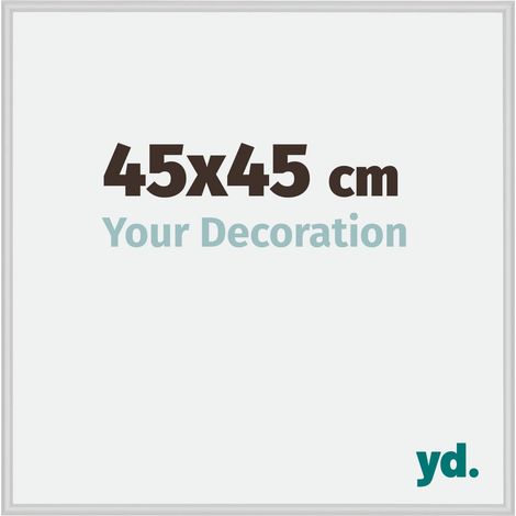 yd. - Cadre photo 45x45 - Argent Mat - Aluminium - Miami (1/5)