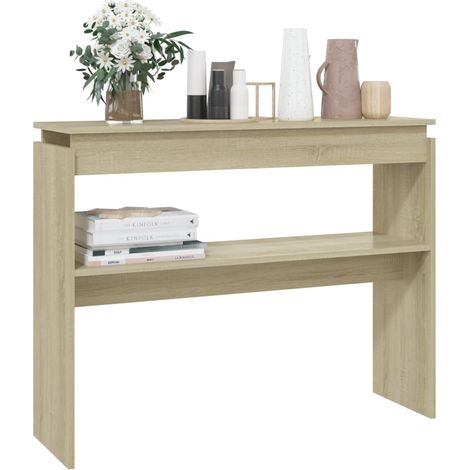 Console Chêne sonoma 102x30x80 (1/5)