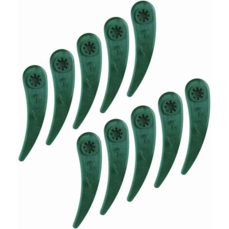 Lames de rechange en plastique pour tondeuses à gazon Bosch Art 23-18 Li/26-18Li, 10 x 83 mm (1/5)