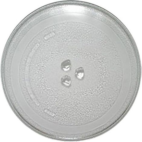 Plateau Tournant Verre - Ø 255 Mm - Compatible Four Micro-ondes - Pièce De Remplacement - 1 Unité (1/2)