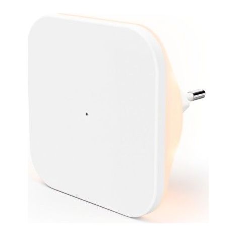Veille LED "Cozy" pr prise courant, multicapt., à inten. var., blc chd