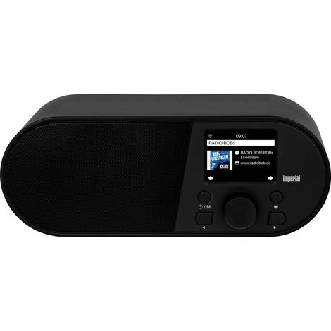 Imperial i105 Radio Internet da tavolo Internet AUX, USB, WLAN, Internetradio Funzione allarme Nero (1/5)