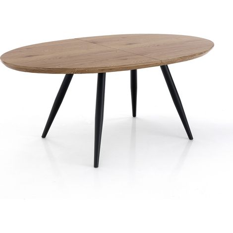 Tavolo allungabile effetto legno finitura rovere cm. H.75xP.93xL.160 (1/4)