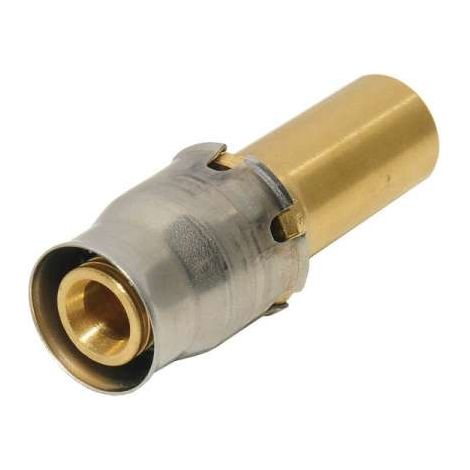 Alpex Plus Übergang auf Kupfer- und Präzisionsstahlrohr 26 x 22 Steckfitting MS 87326736
