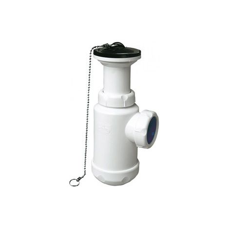 SIFONE BOTTIGLIA S135 USCITA ORIZZONTALE LAVABO BIDET 1.1/2 - JIMTEN