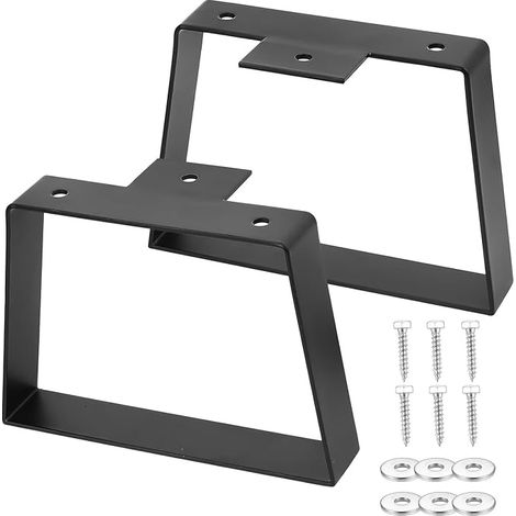 Trapezoidal Furniture Legs, Table Legs, Furniture Legs, Metal Table Legs, Sofa Legs, Black Kitchen Furniture Legs for Cabinets, Furniture, Table (1/5)
